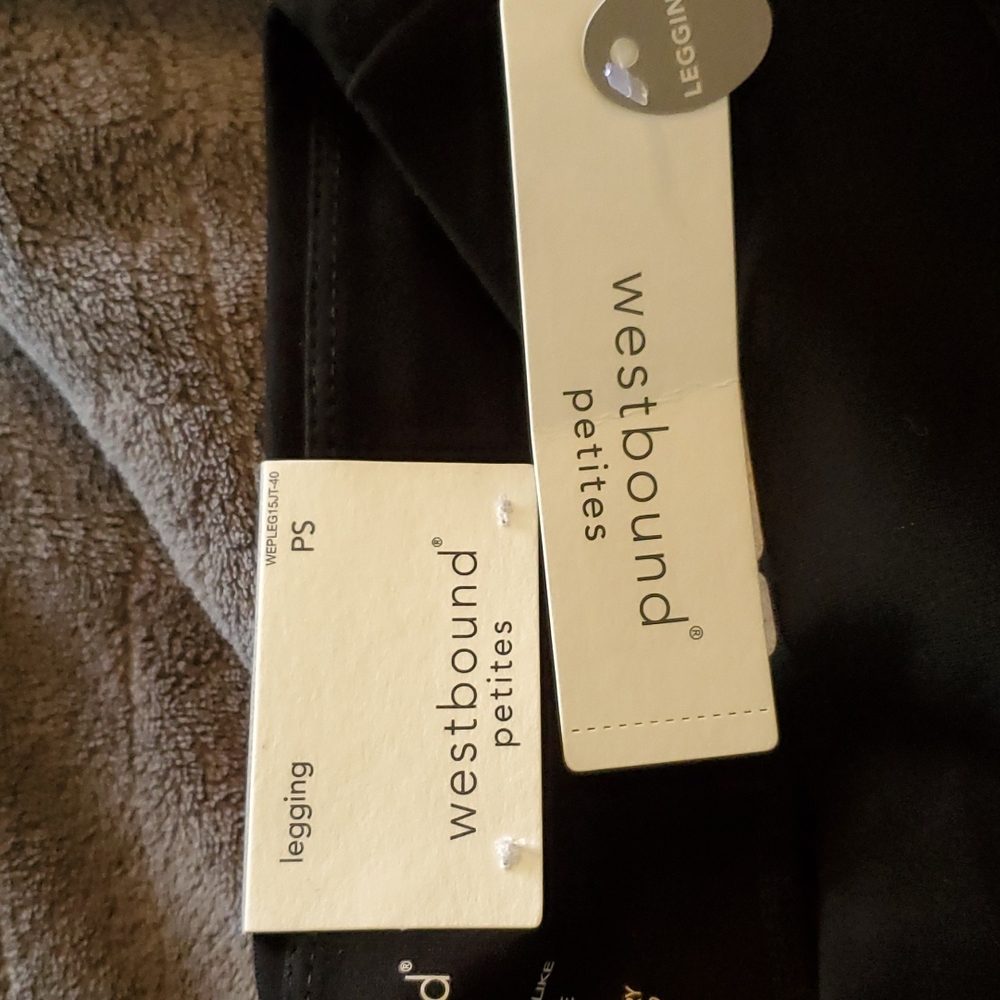 Westbound Petites Black Leggings Small NWT - Picture 11 of 12